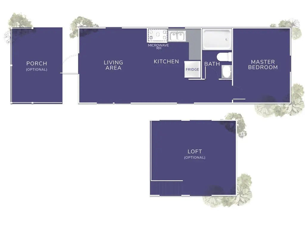 Duluth Station Cabin, Floor Plan, by Vacavia
