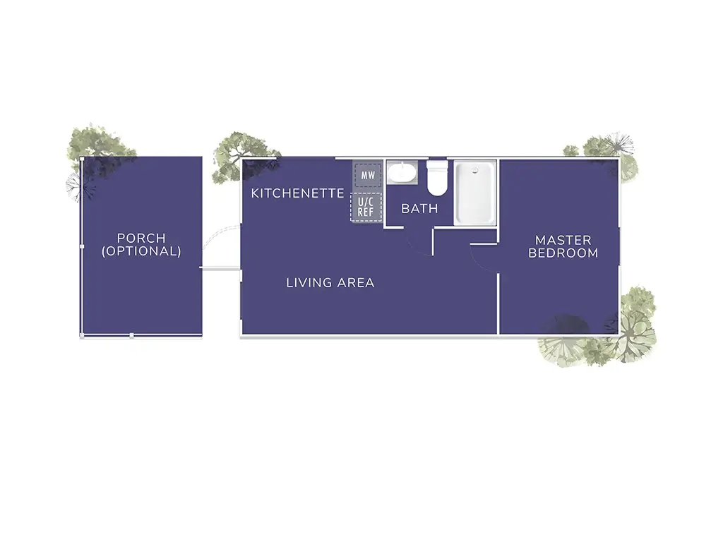 Tallulah Falls Cabin, Floor Plan, by Vacavia