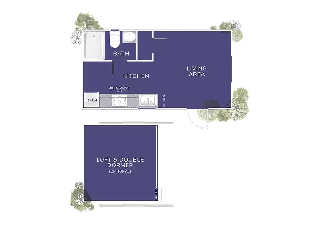 Stone Mountain Cabin, Floor Plan, by Vacavia