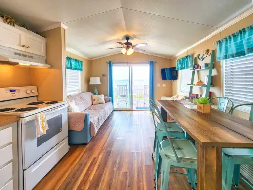 park model home cabin interior, by Vacavia