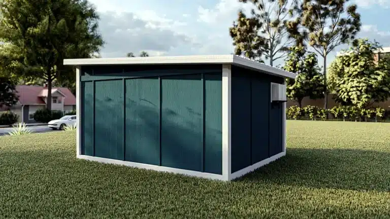 Vacavia Tiny Home in Green and White