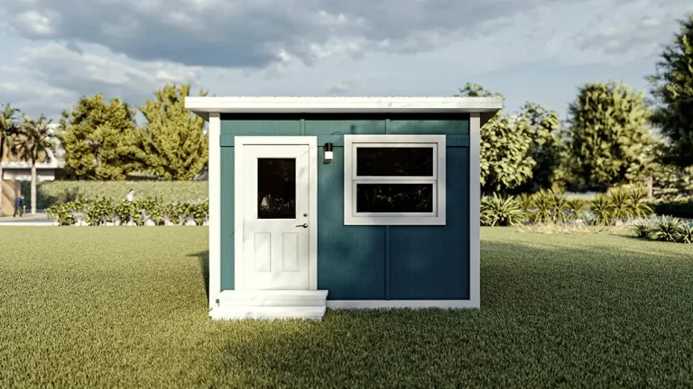 Vacavia Tiny Home in Green and White