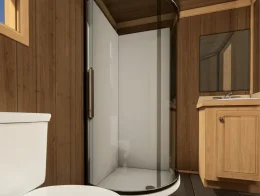 Brunswick Bay Cabin Interior, by Vacavia