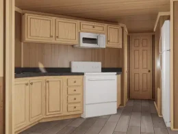 Brunswick Bay Cabin Interior, by Vacavia