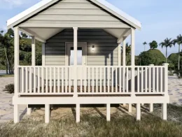 Warm Springs Cottage Exterior, in Grey, by Vacavia