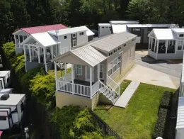 recreational trailer park interior, by Vacavia