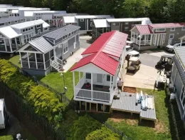 recreational trailer park interior, by Vacavia